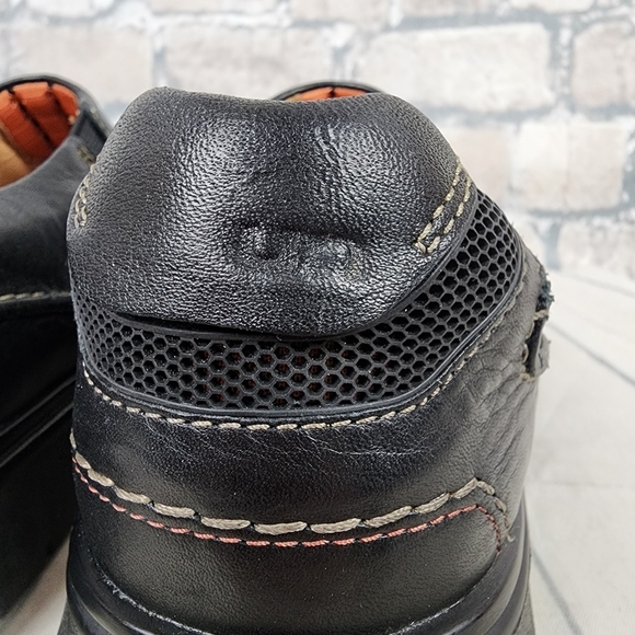 Clark's Unstructured Leather Slip On Loafers Black Size 10M - Picture 10 of 15